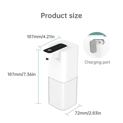 Infrared - Sensing USB - Rechargeable Foam Hand Sanitizer Dispenser