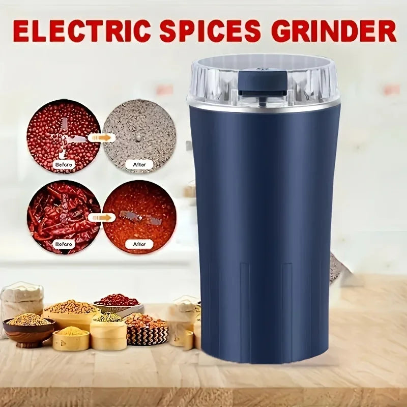 Electric Coffee Bean Grinder Multifunctional with One-Press